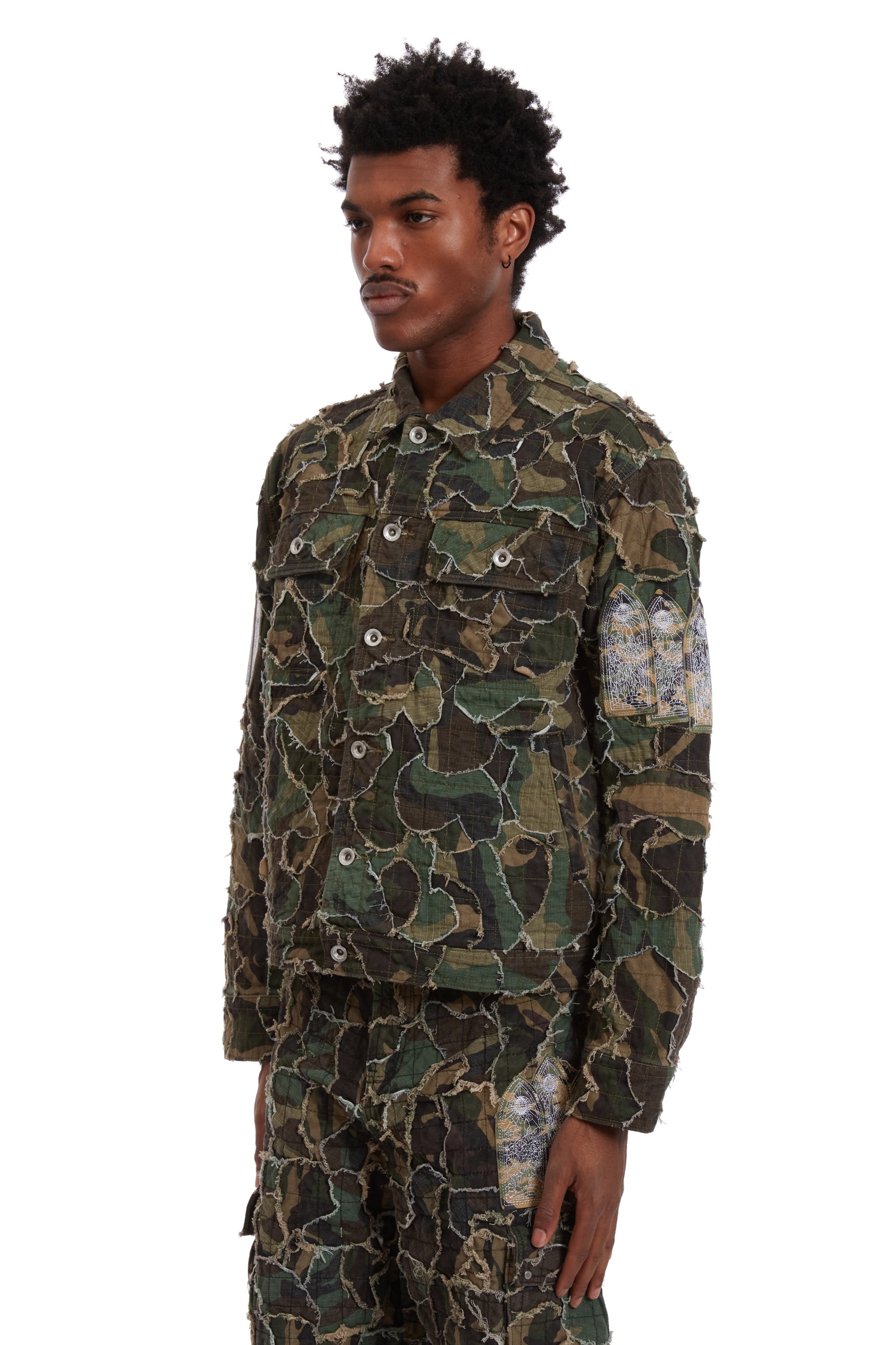 CAMO TRUCKER JACKET