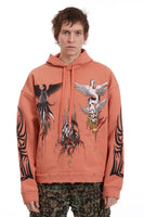 NEFARIOUS WINGED HOODED PULLOVER