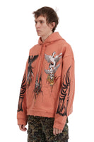 NEFARIOUS WINGED HOODED PULLOVER