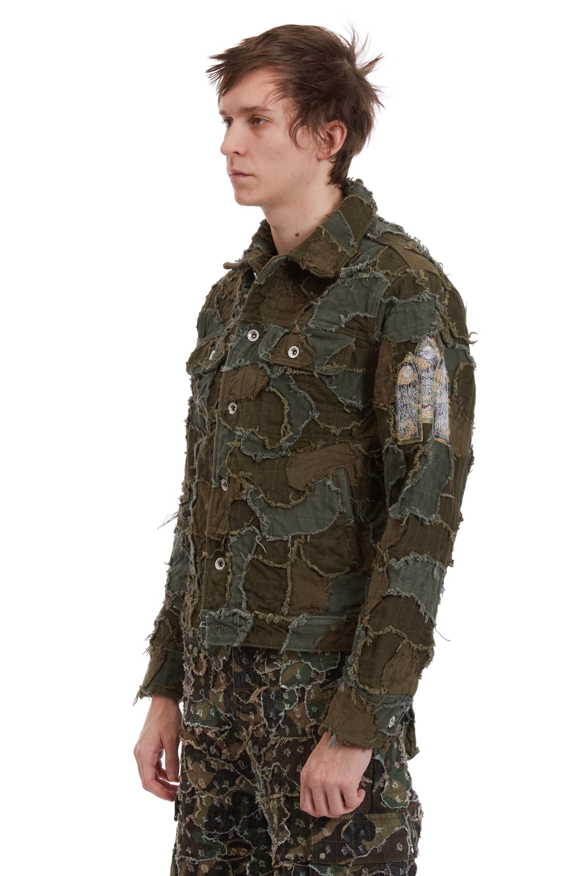 FIELD CAMO TRUCKER JACKET