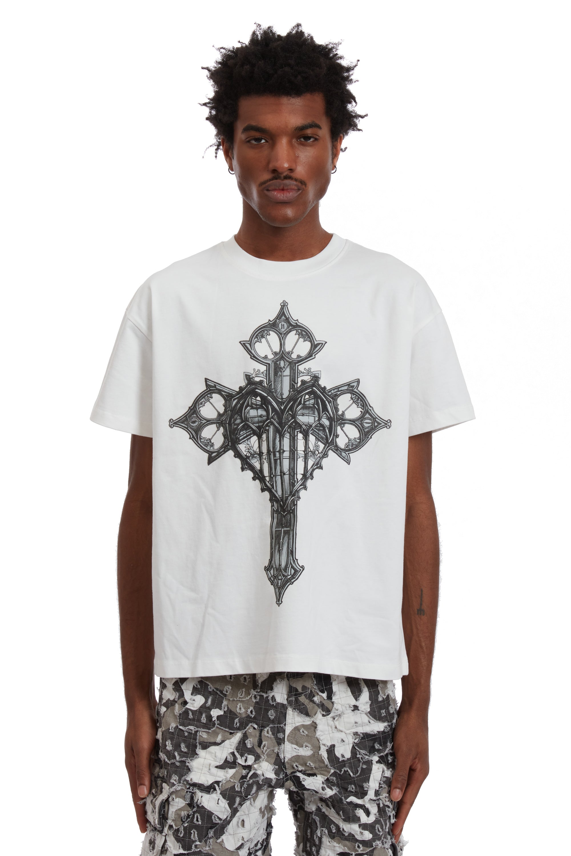 CROSSED HEART SHORT SLEEVE