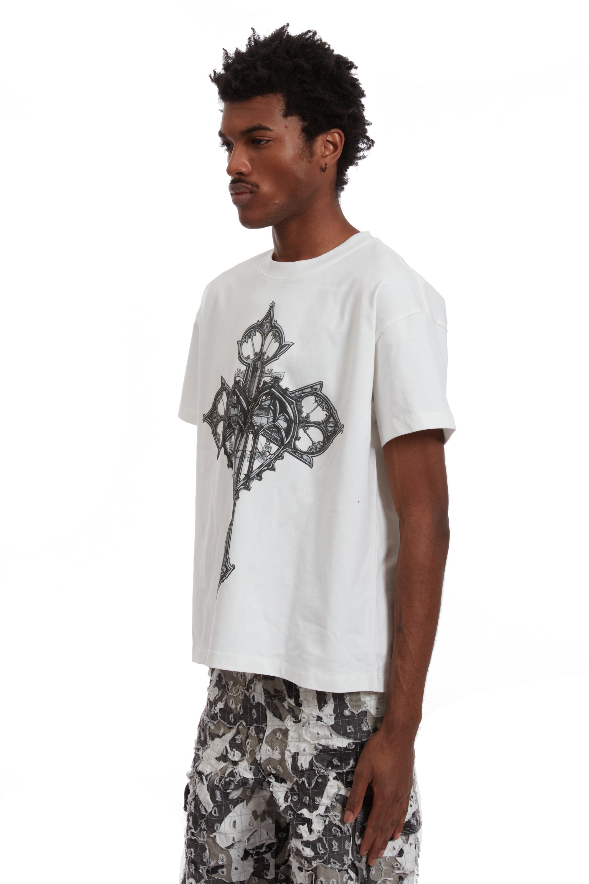 CROSSED HEART SHORT SLEEVE
