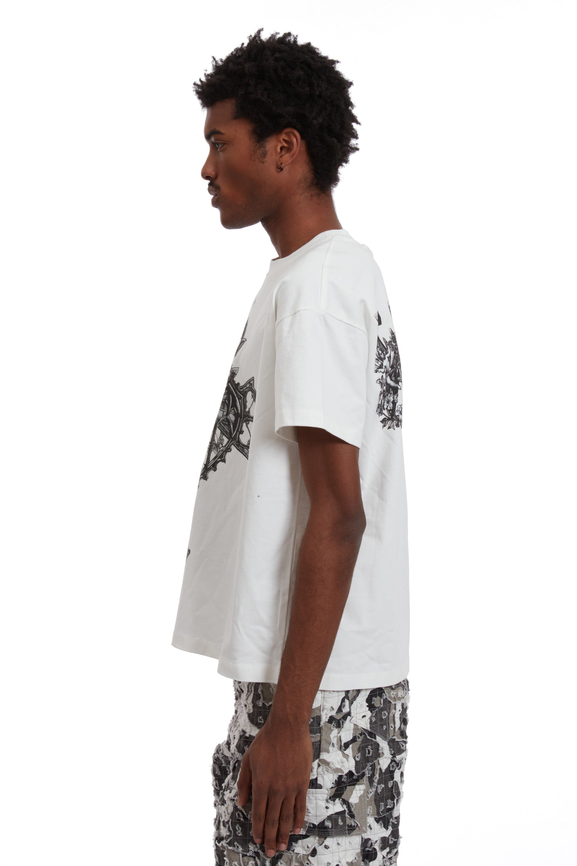 CROSSED HEART SHORT SLEEVE