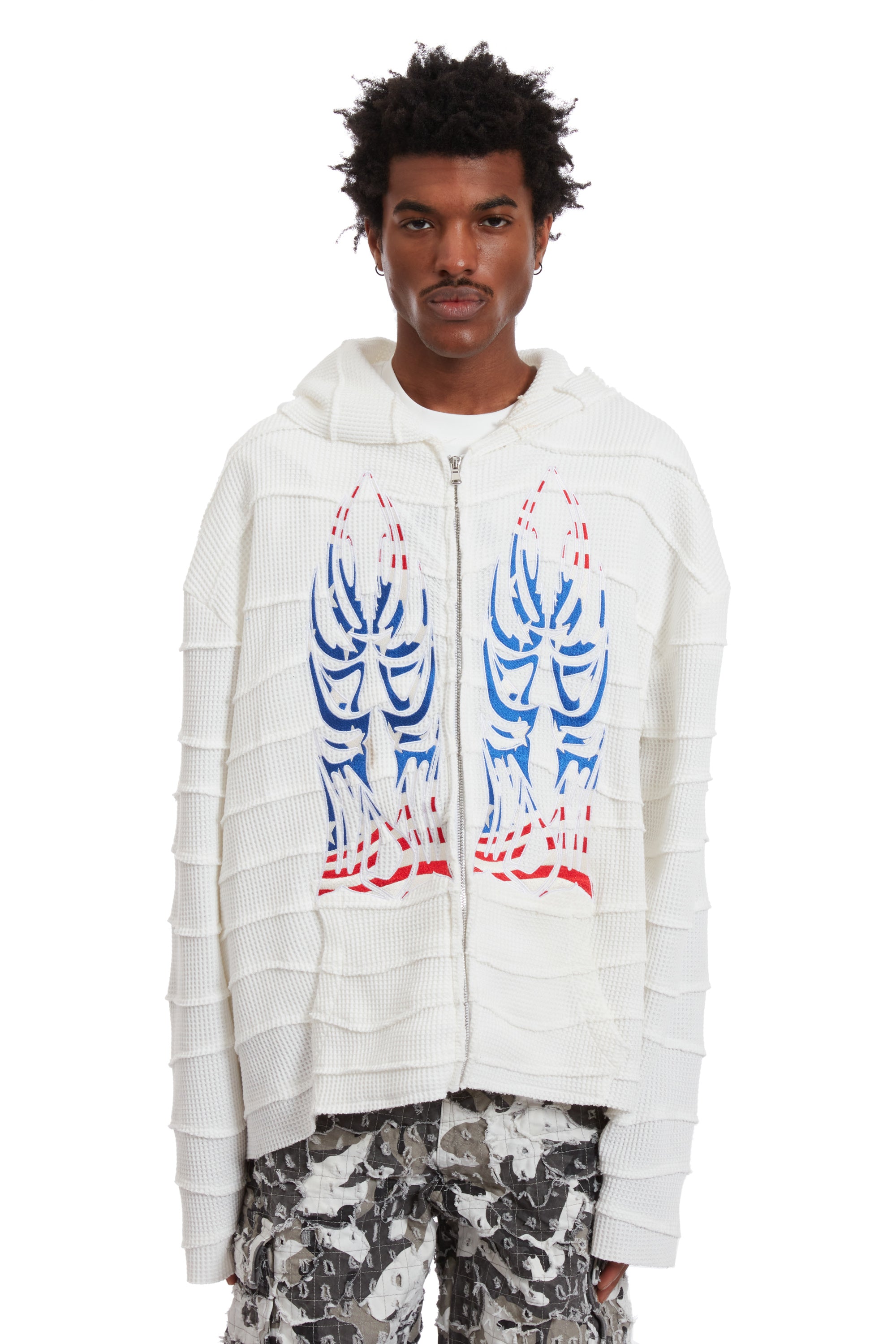 GLORY WINGED WAVELENGTH ZIP UP HOODIE