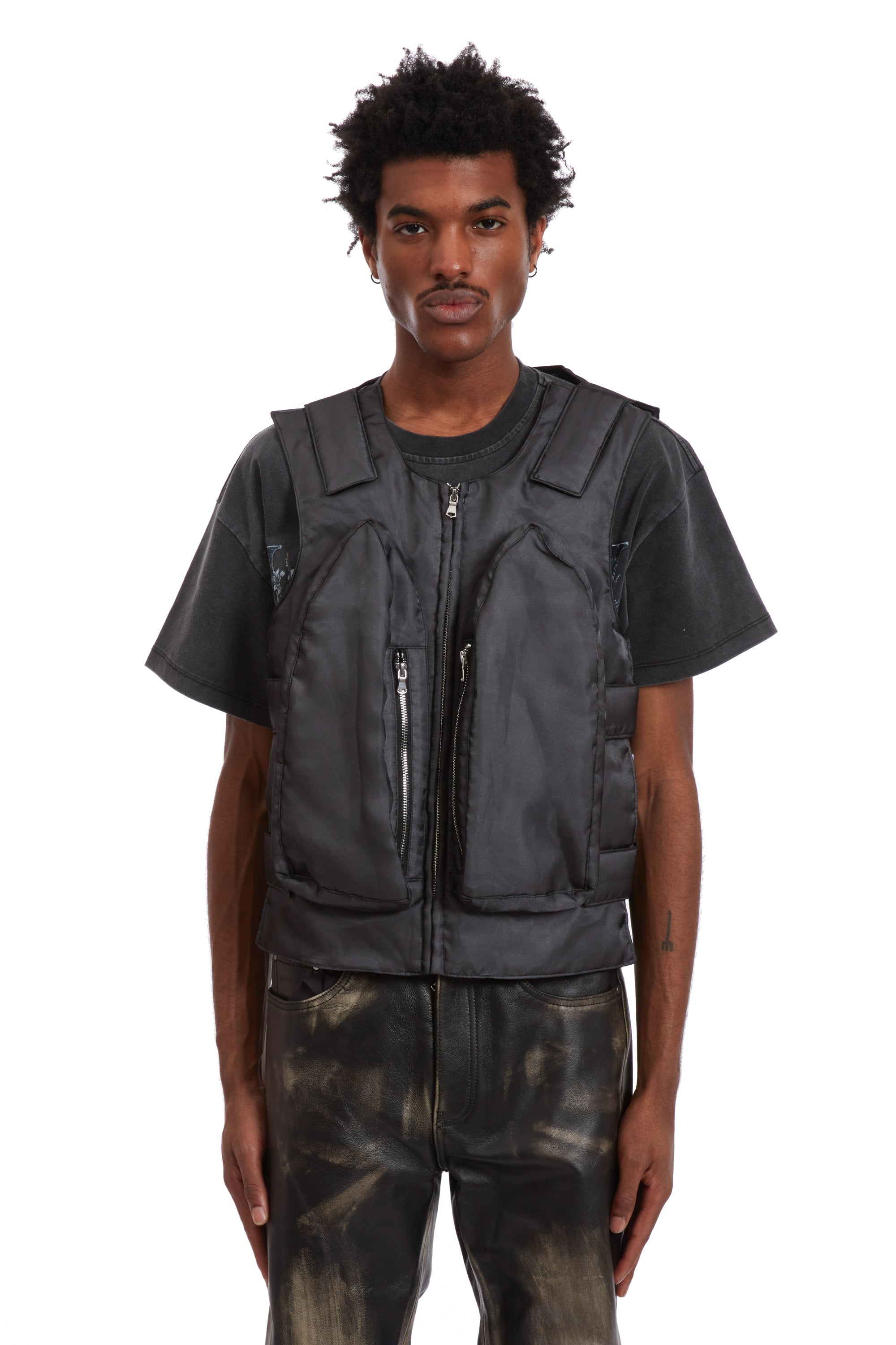 ORGANZA BULLET POINT VEST