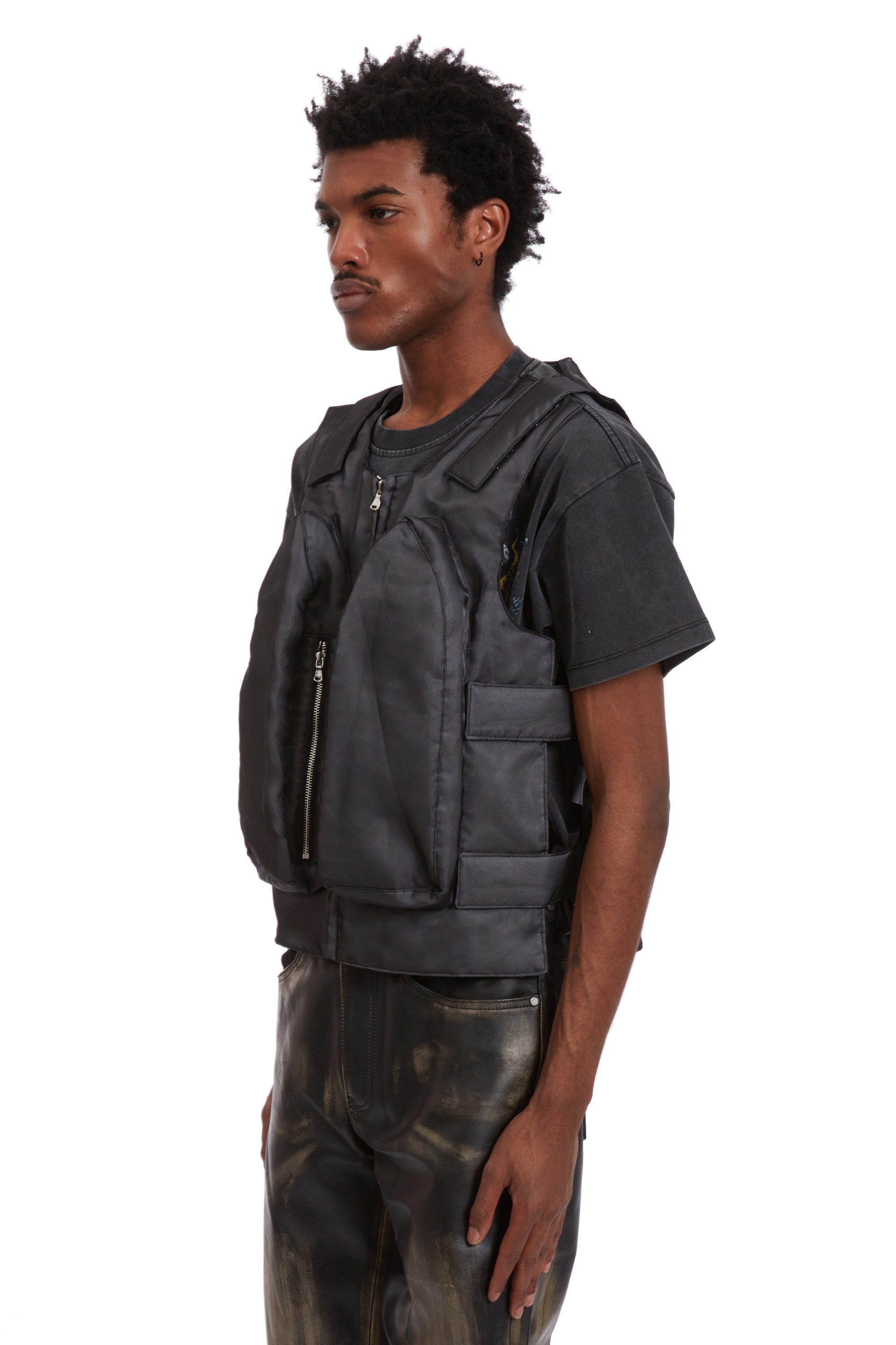 ORGANZA BULLET POINT VEST