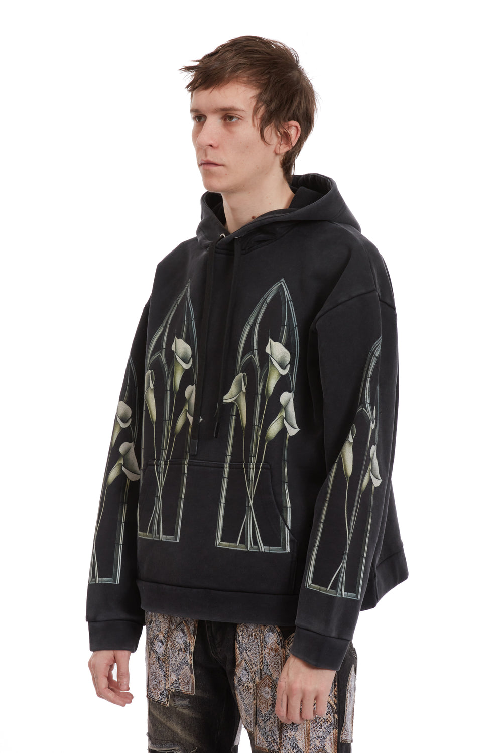 CALLA WINDOW HOODED PULLOVER