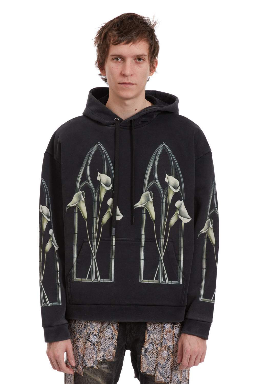 CALLA WINDOW HOODED PULLOVER