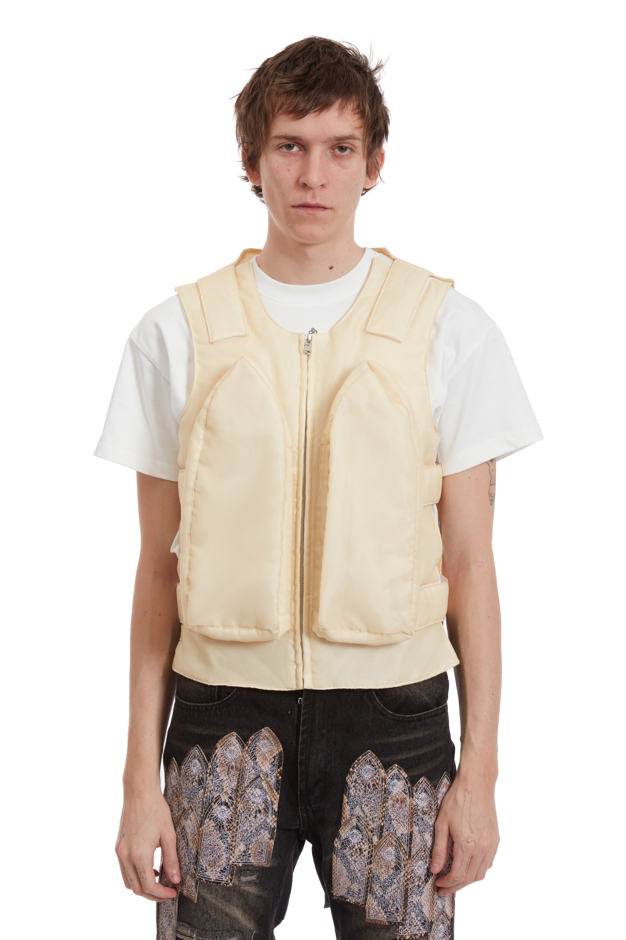 ORGANZA BULLET POINT VEST