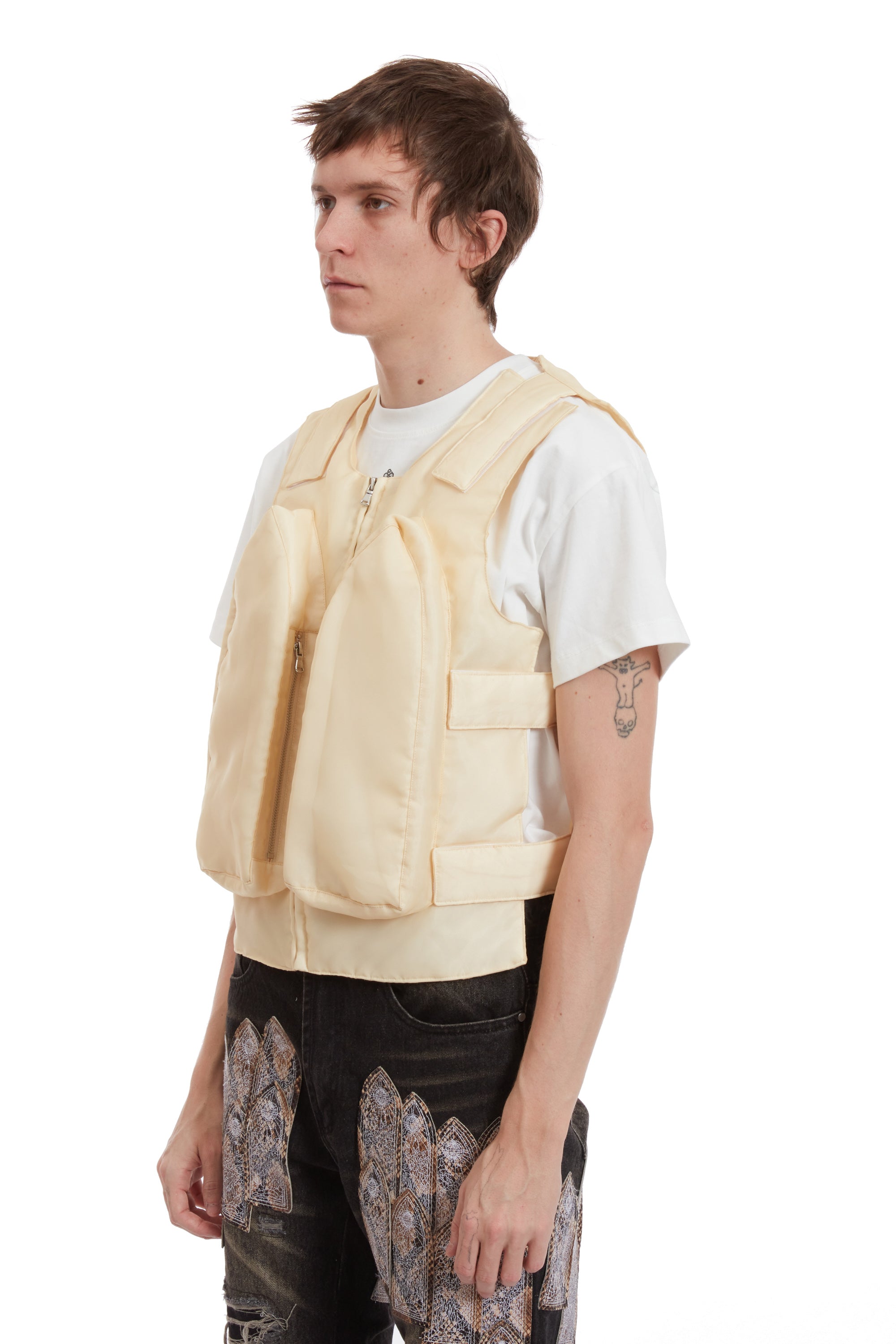 ORGANZA BULLET POINT VEST