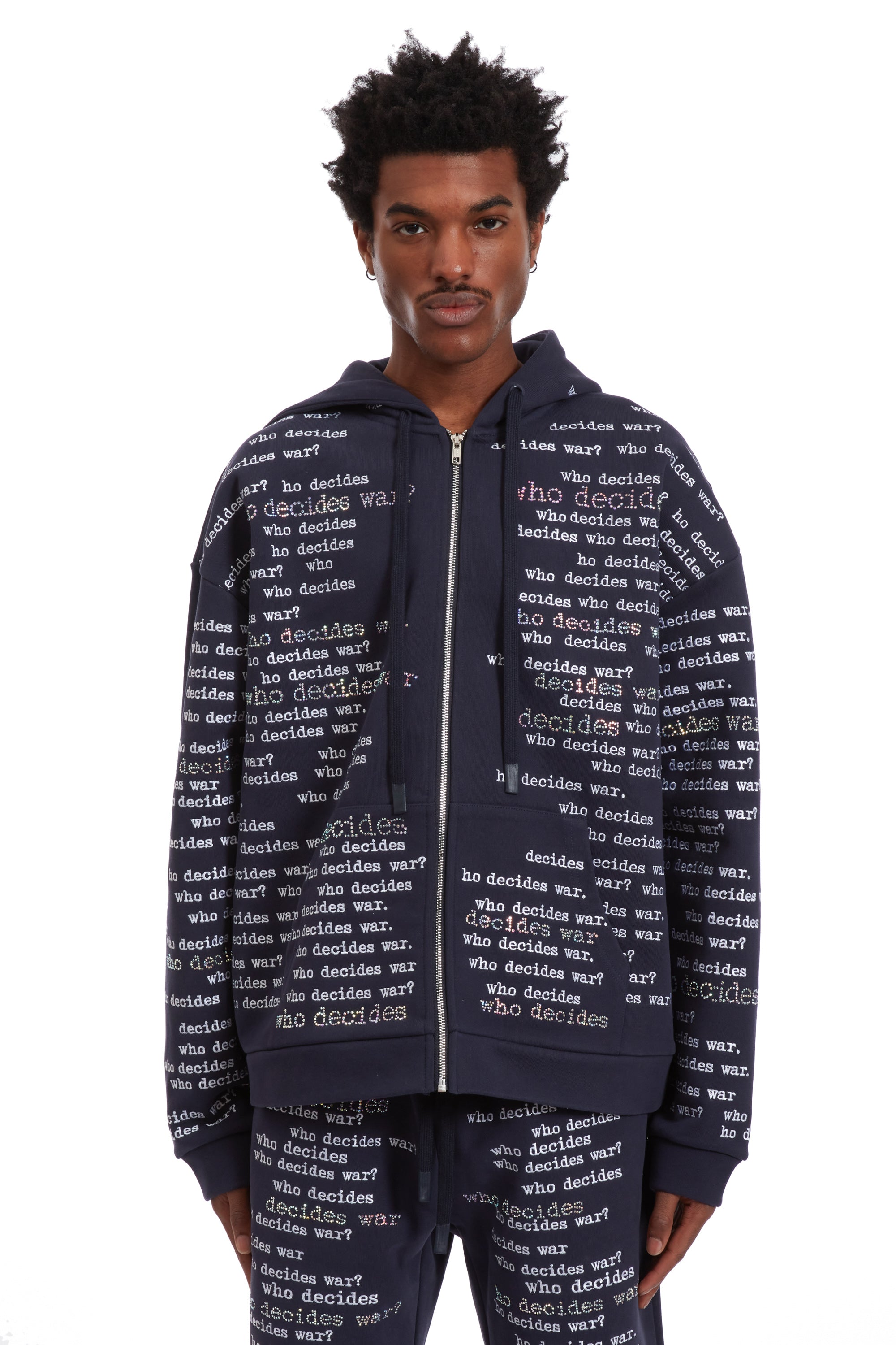 WDW SCRIPTURE ZIPPER HOODIE