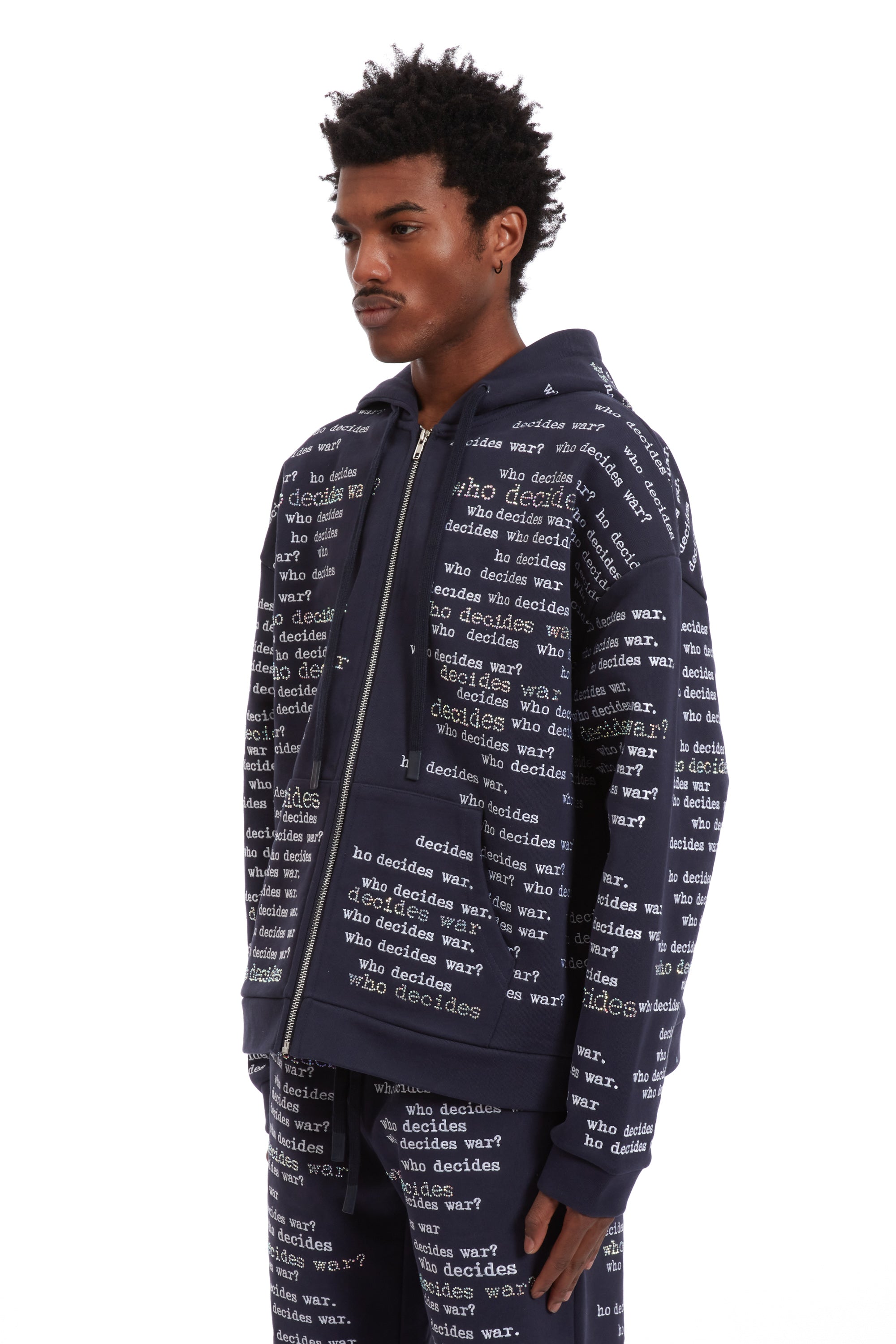 WDW SCRIPTURE ZIPPER HOODIE