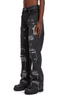 SIDE PATCH RELAXATION DENIM