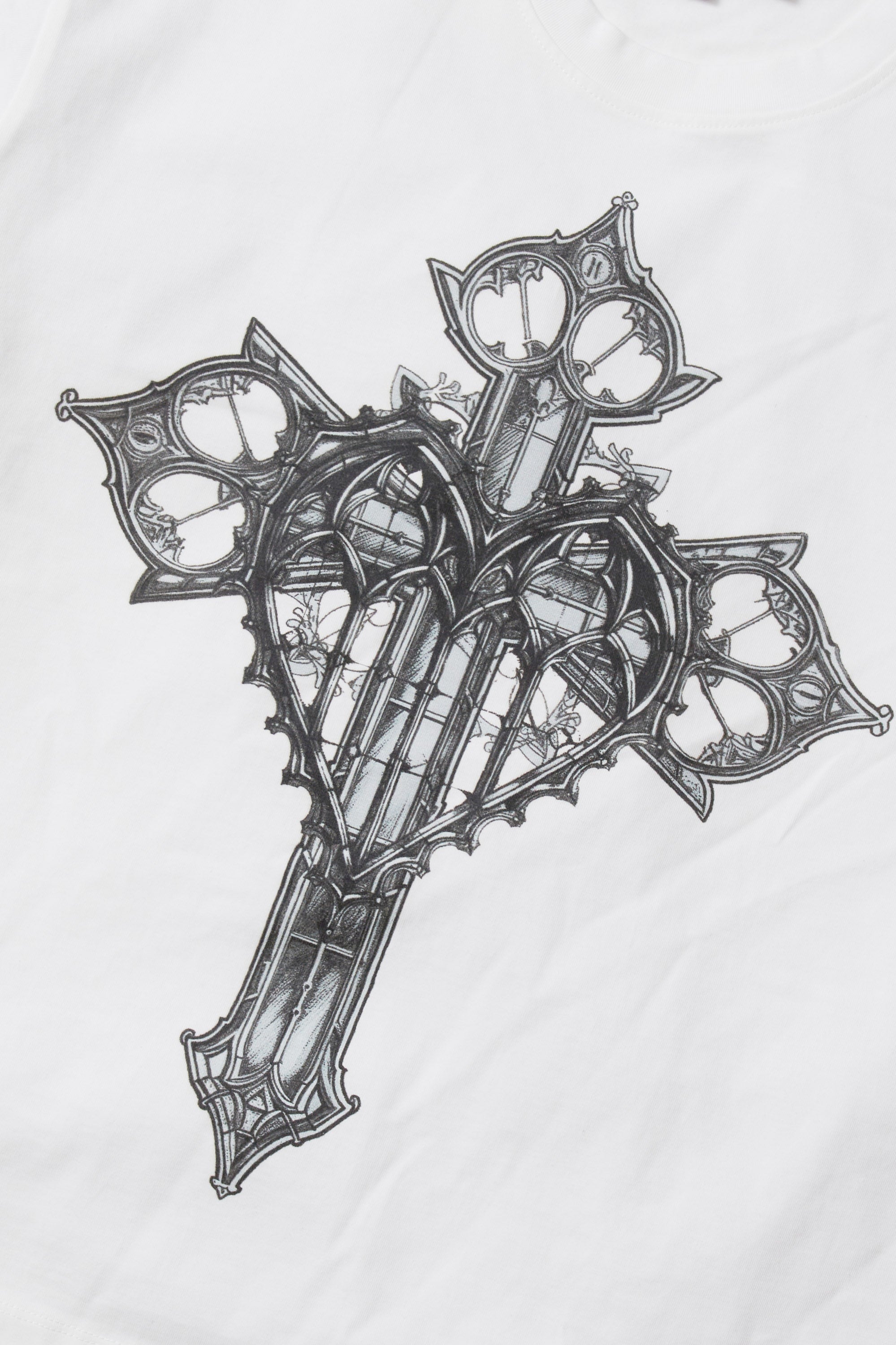CROSSED HEART SHORT SLEEVE