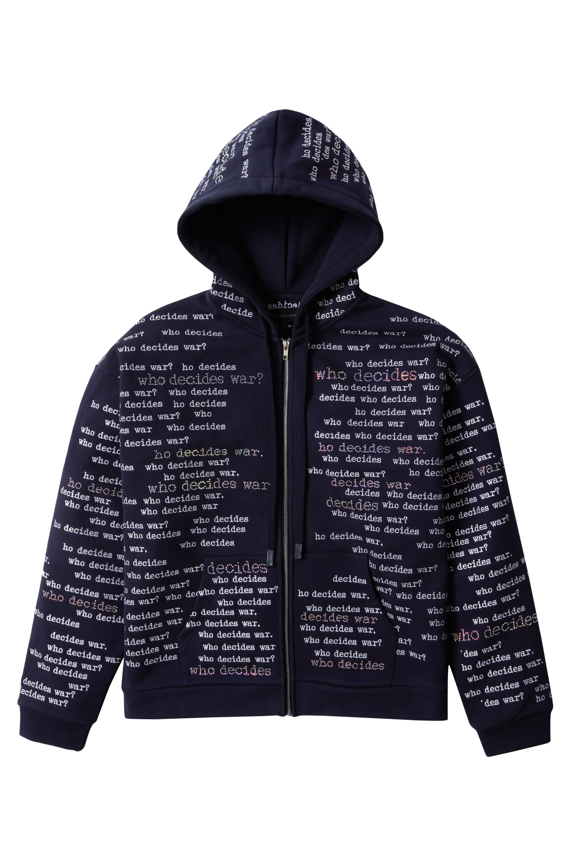 WDW SCRIPTURE ZIPPER HOODIE