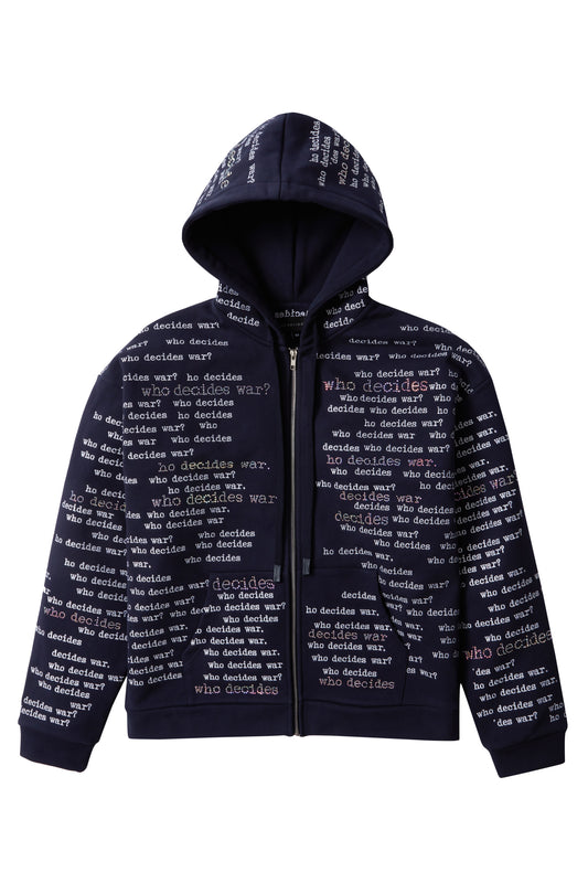 WDW SCRIPTURE ZIPPER HOODIE