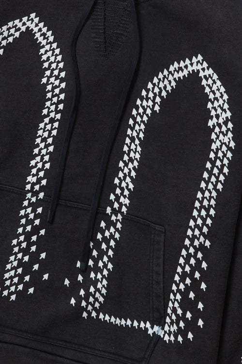 CURSOR HOODED PULLOVER