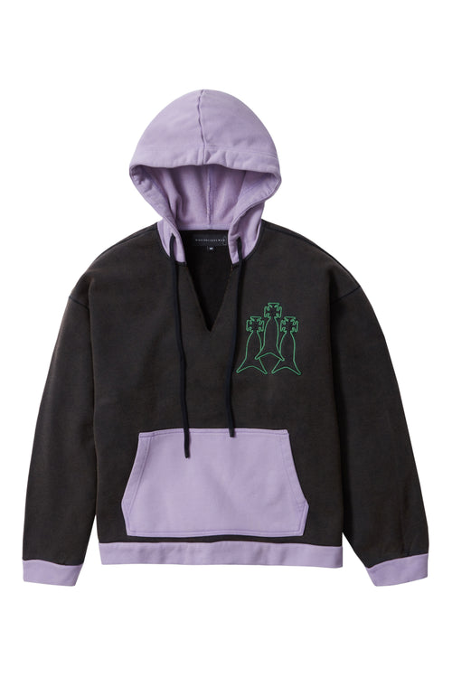 LIVE MIND HOODED PULLOVER