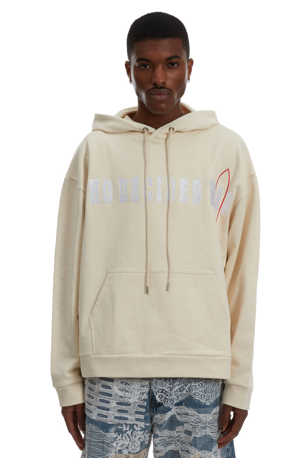 GLASS LOGO HOODED SWEATSHIRT