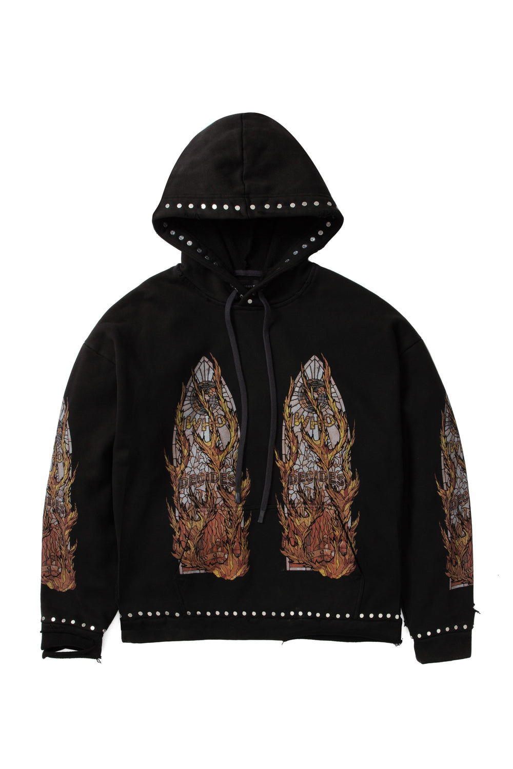 HARDWARE HOODED PULLOVER