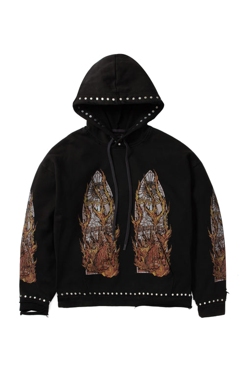 HARDWARE HOODED PULLOVER