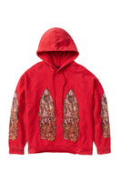 FLAME GLASS HOODED PULLOVER