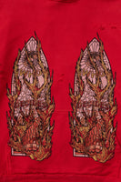 FLAME GLASS HOODED PULLOVER