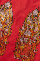 RHINESTONE FLAME GLASS JERSEY