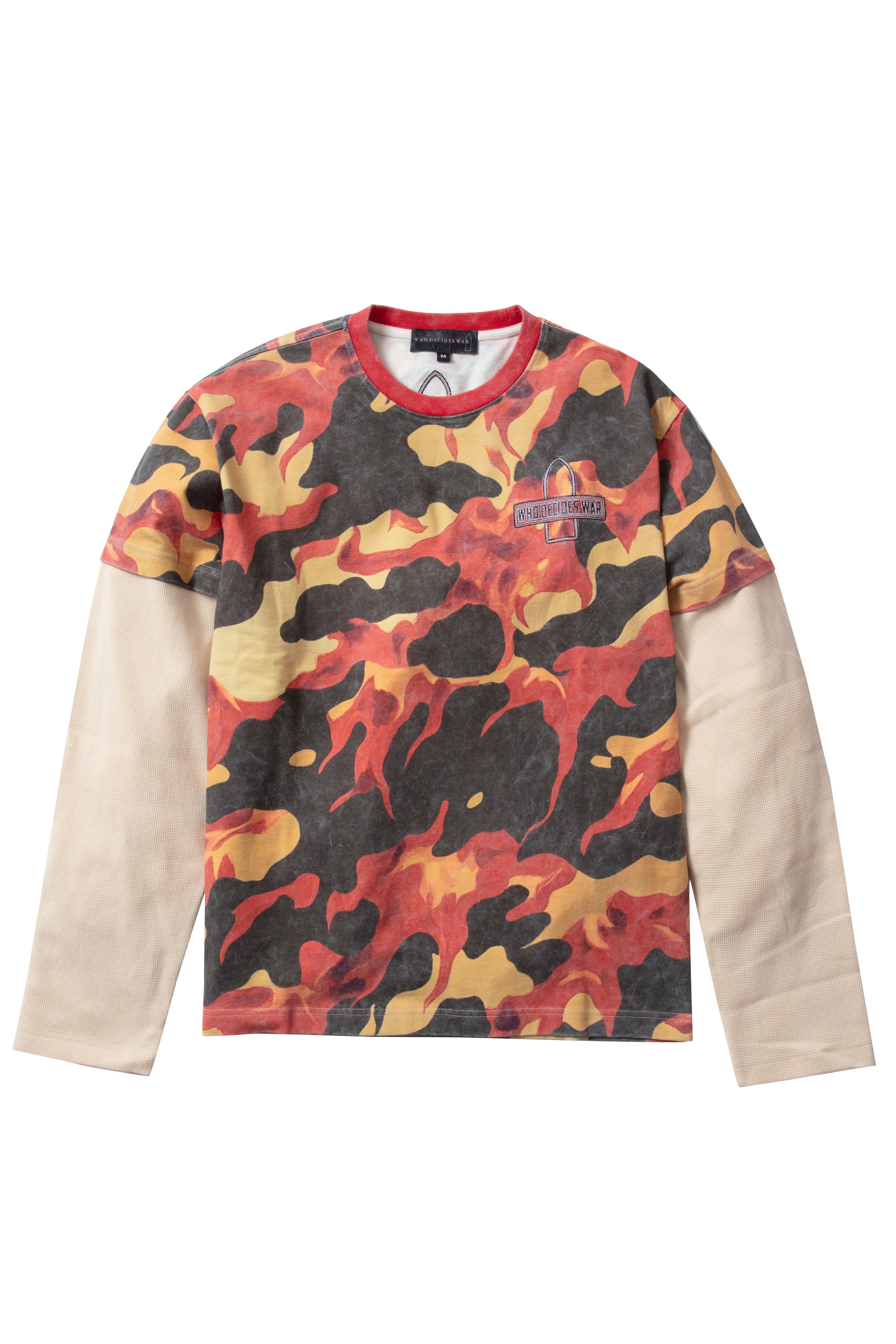 FLAME CAMO DOUBLE JERSEY