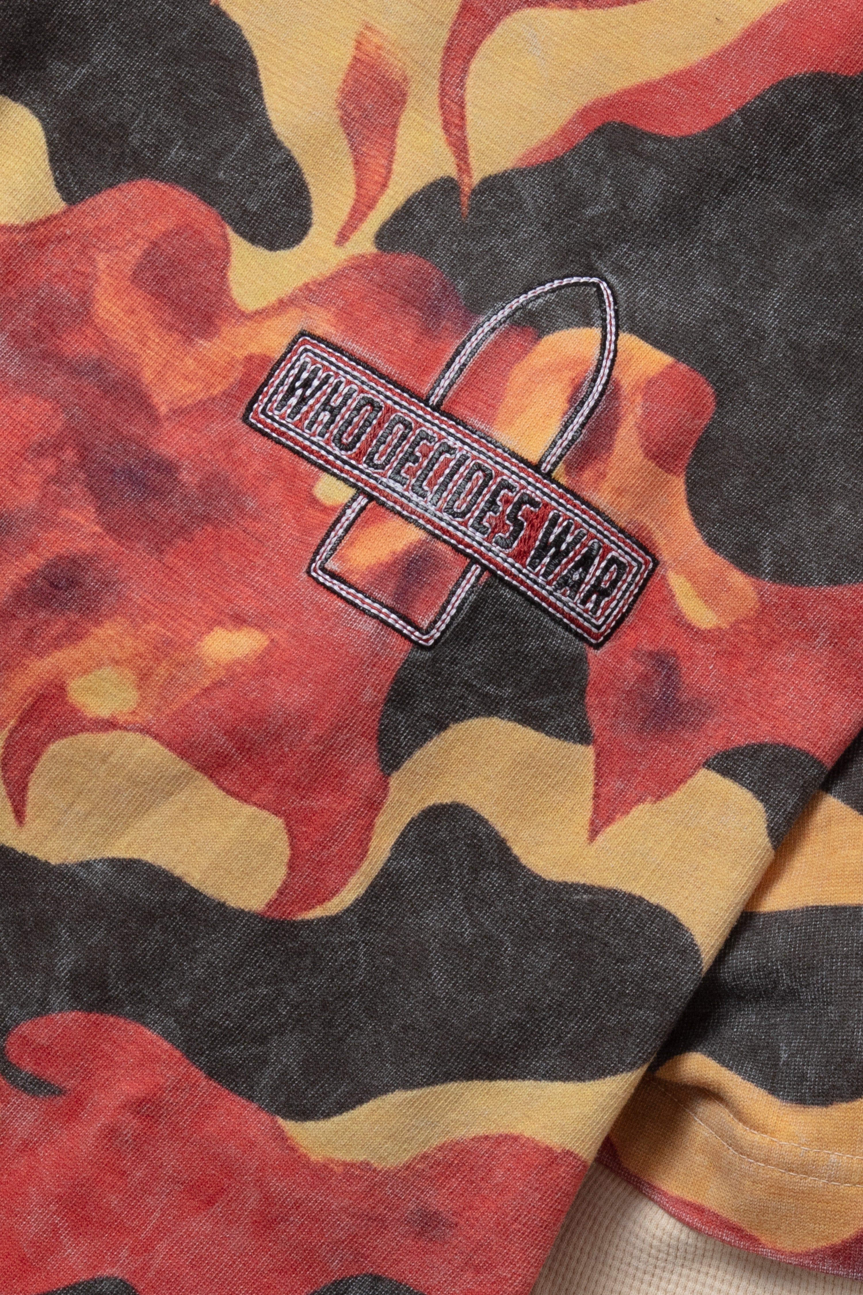FLAME CAMO DOUBLE JERSEY