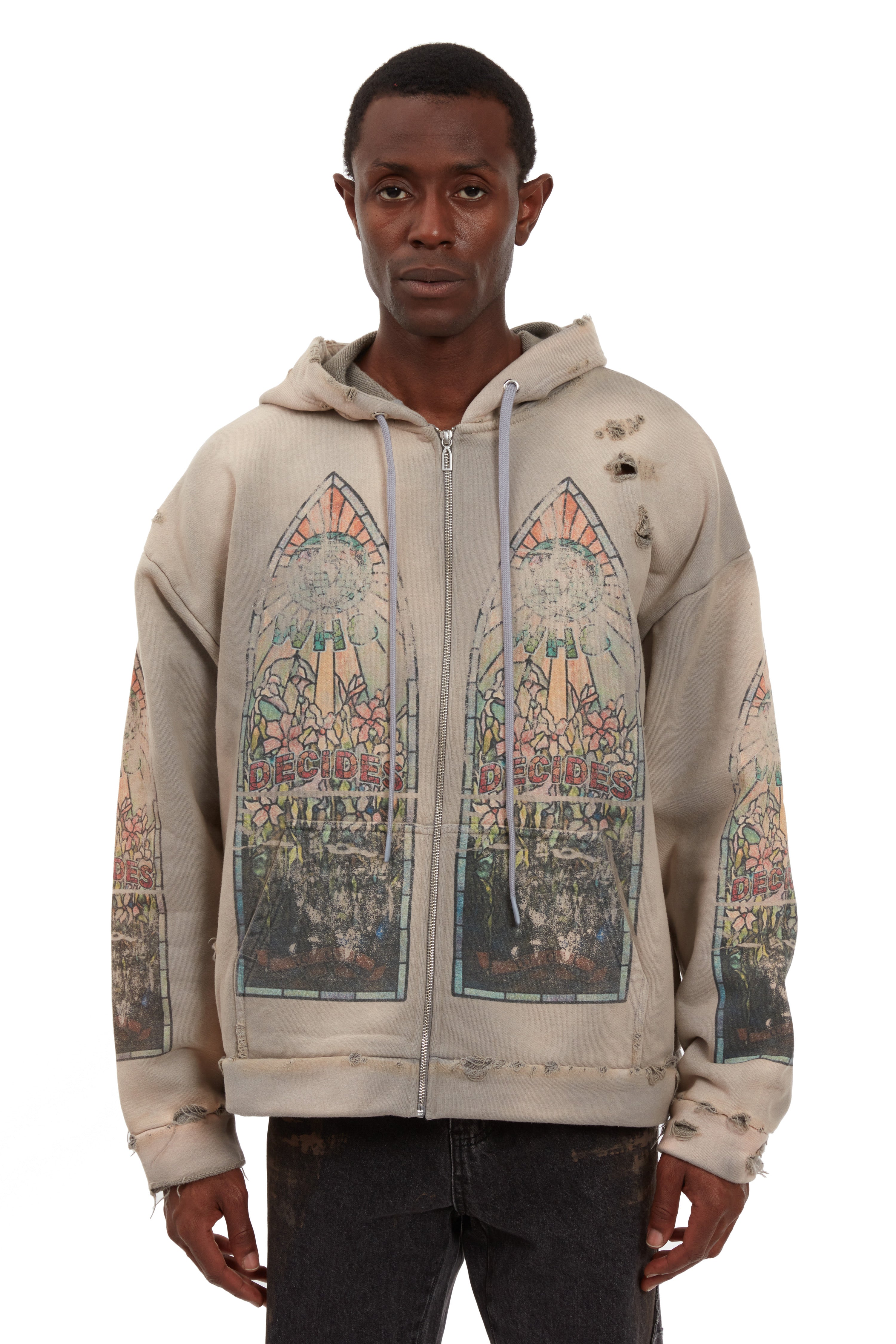 FADED ZIP UP