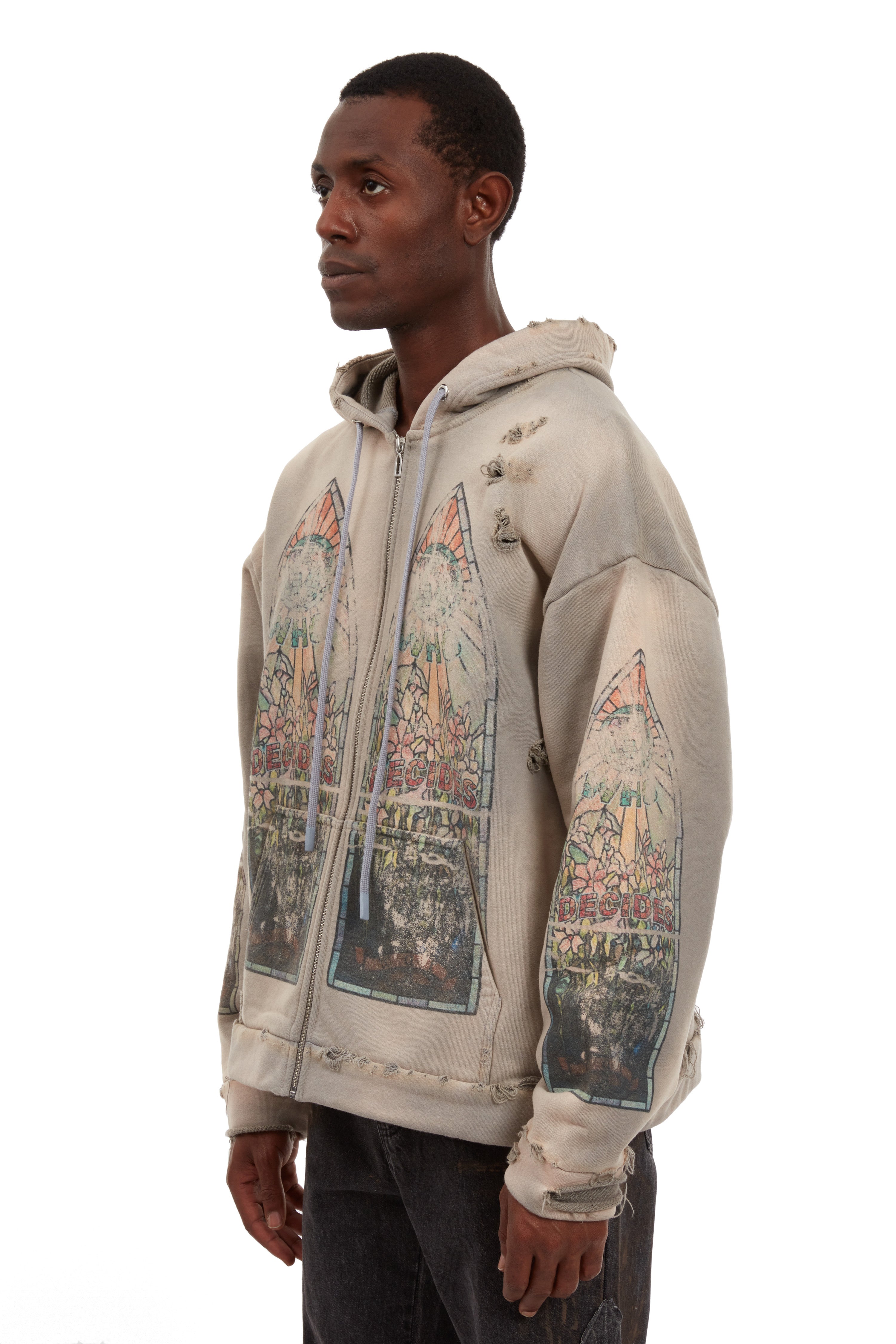 FADED ZIP UP