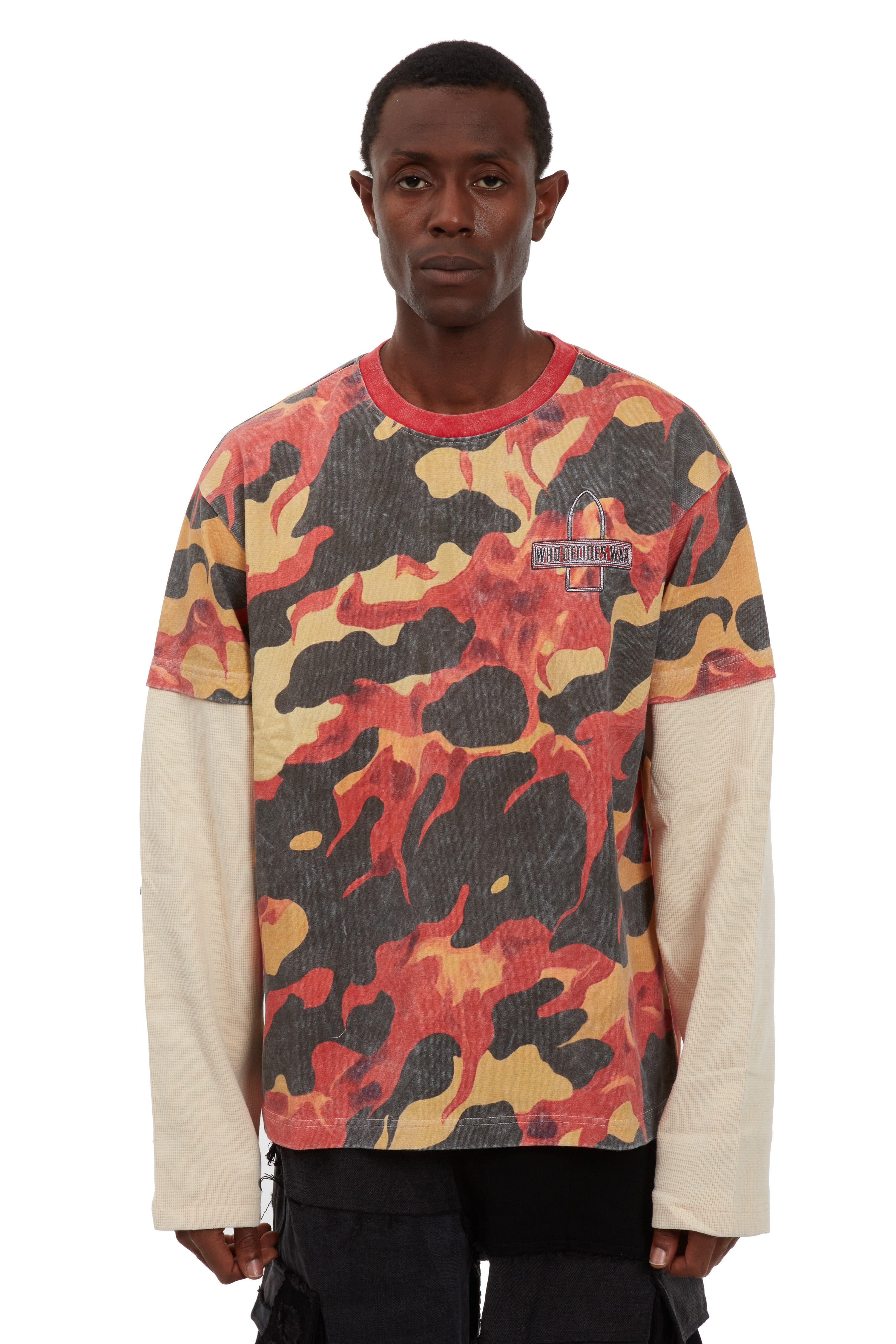FLAME CAMO DOUBLE JERSEY