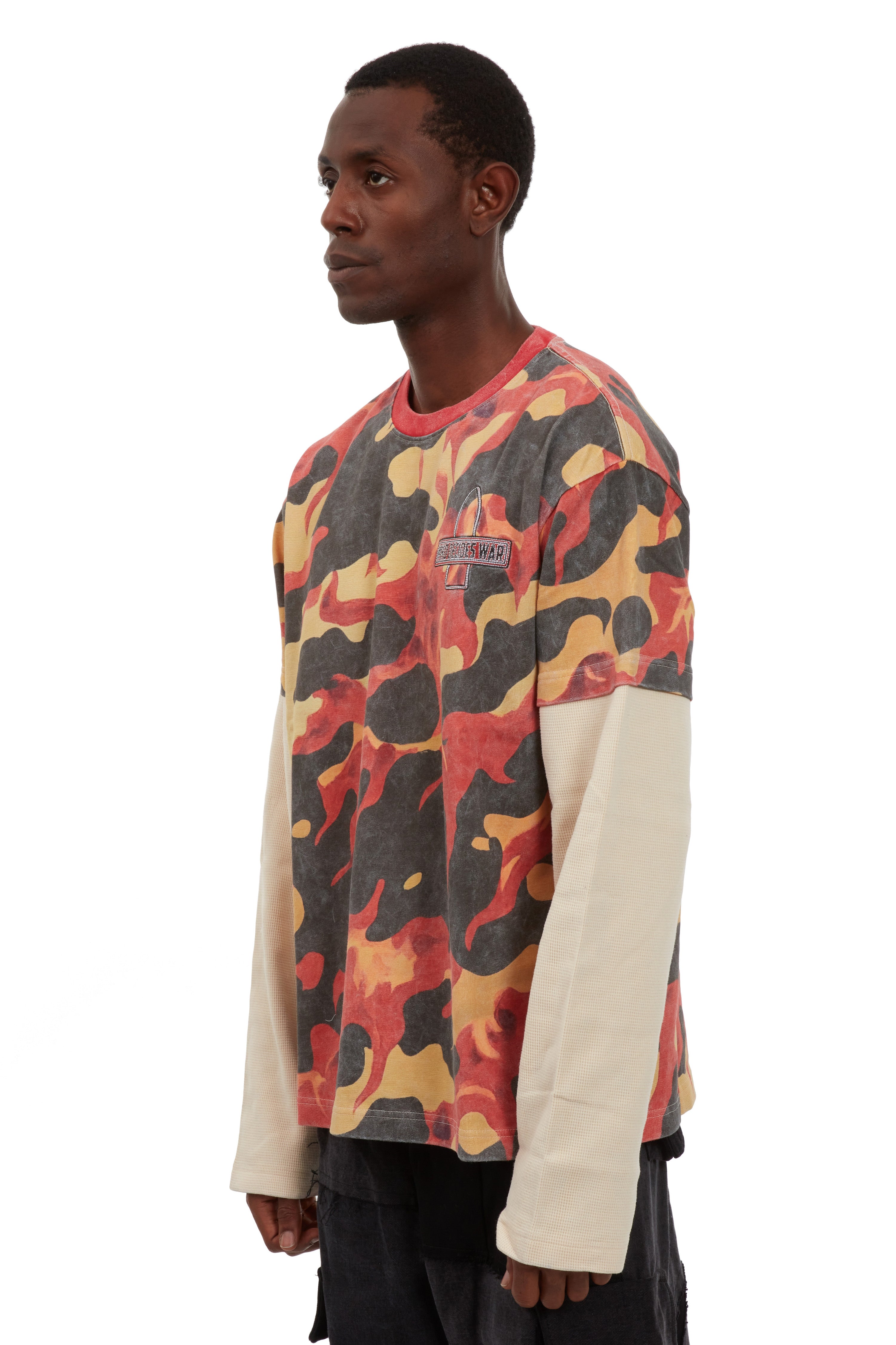 FLAME CAMO DOUBLE JERSEY