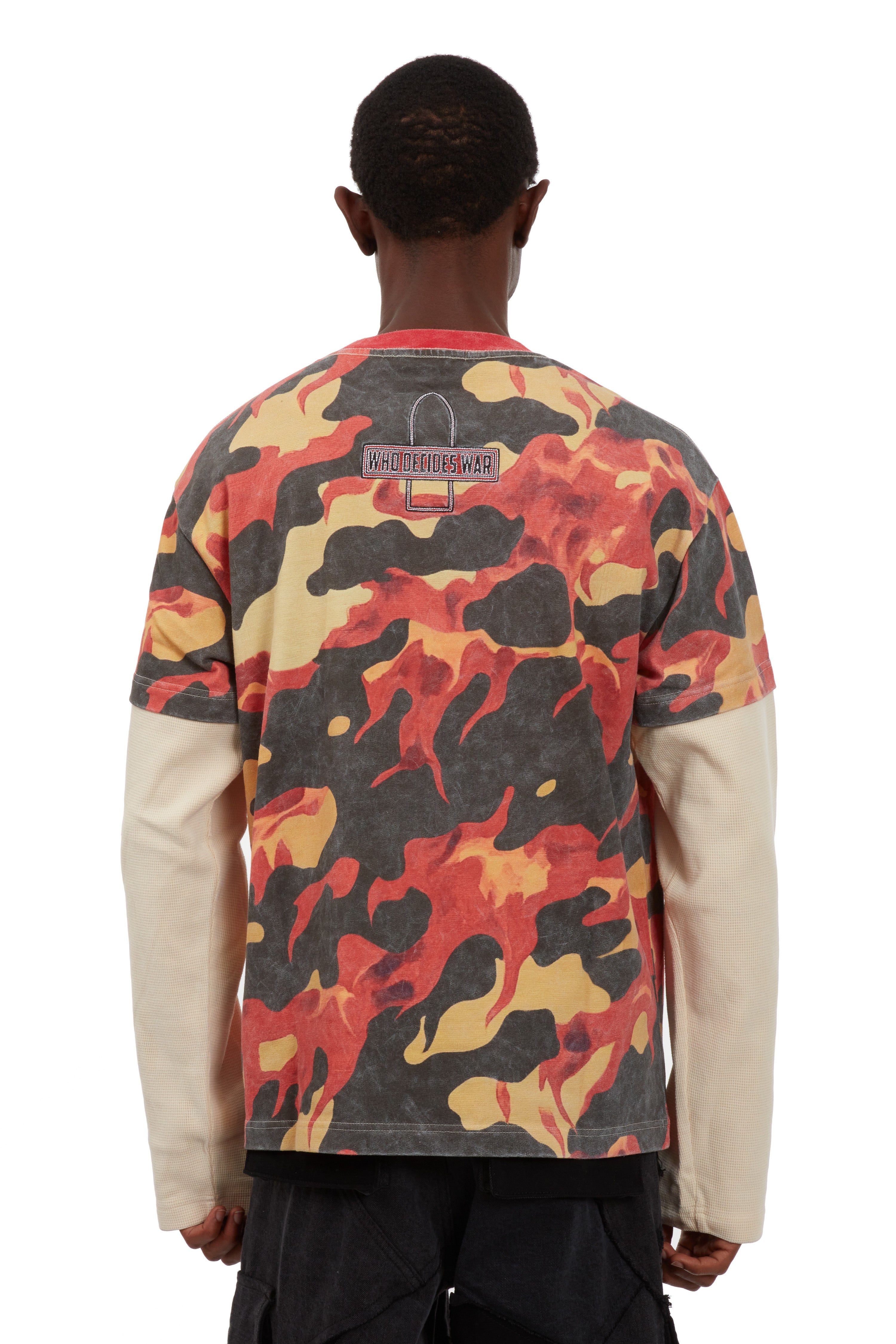 FLAME CAMO DOUBLE JERSEY