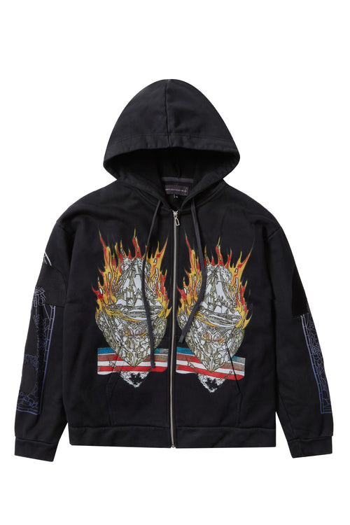 ENGULFED MEMORIES ZIP UP