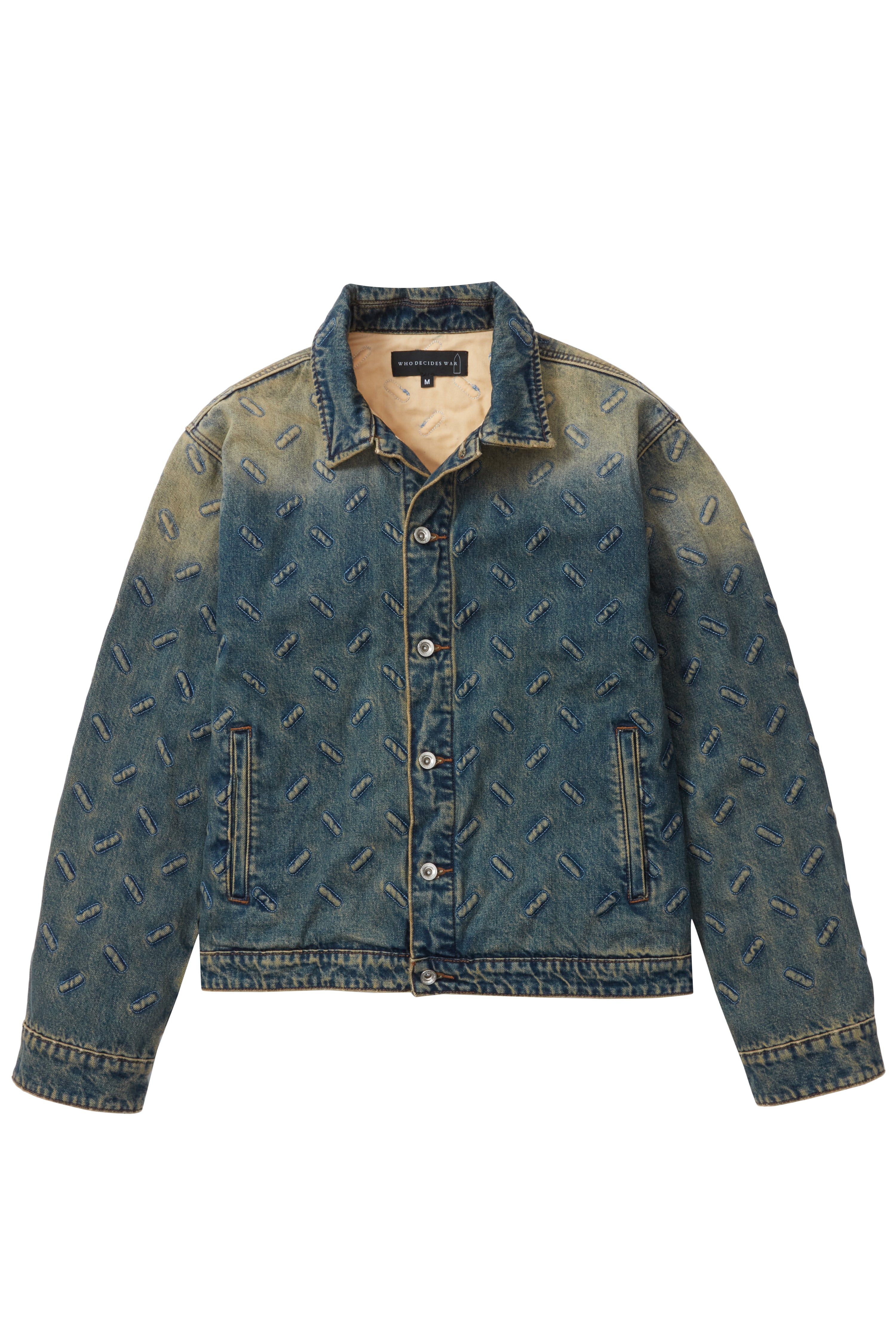 THREAD PLATE TRUCKER DENIM TAN