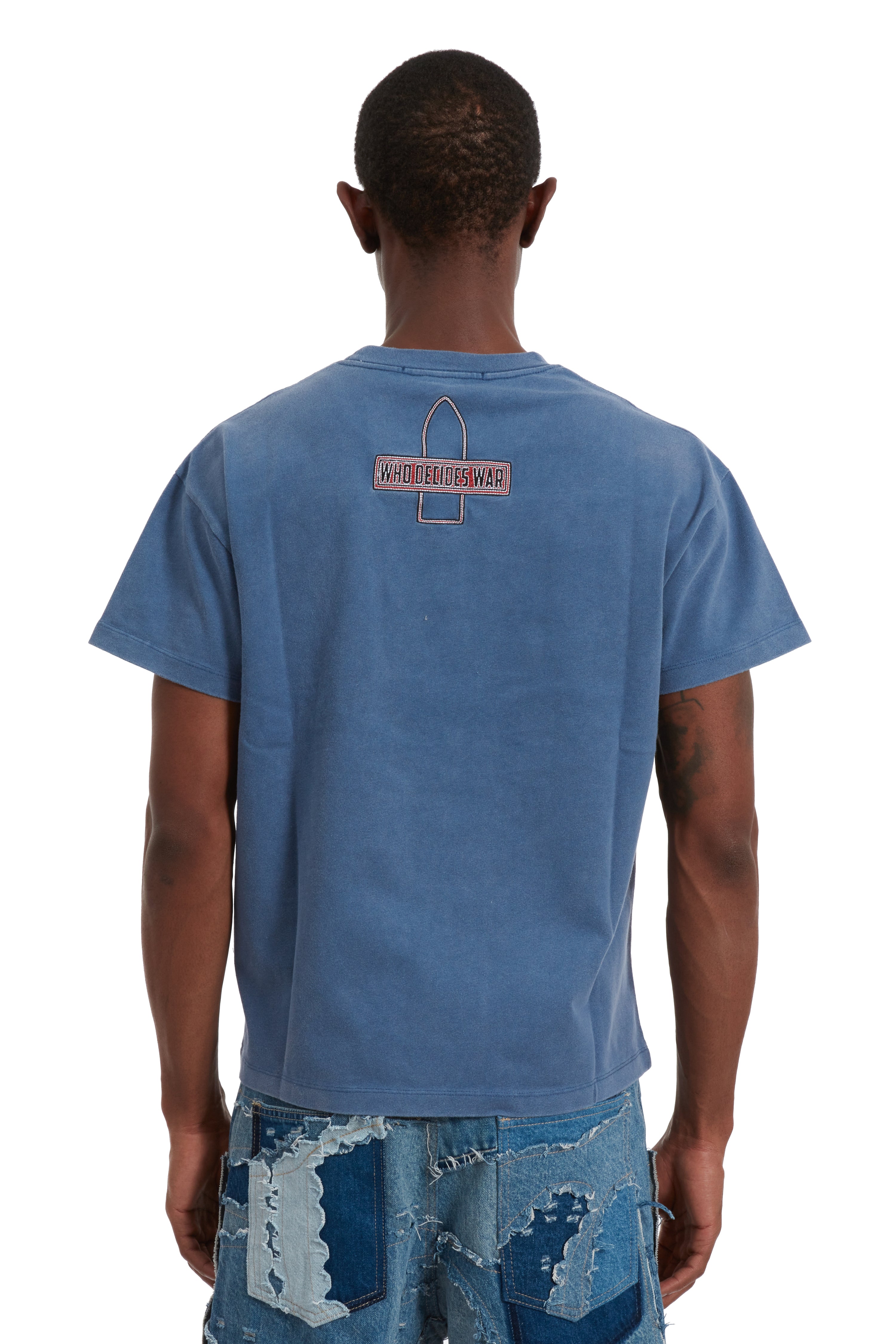 BIKER JERSEY VINTAGE GREY MULTI