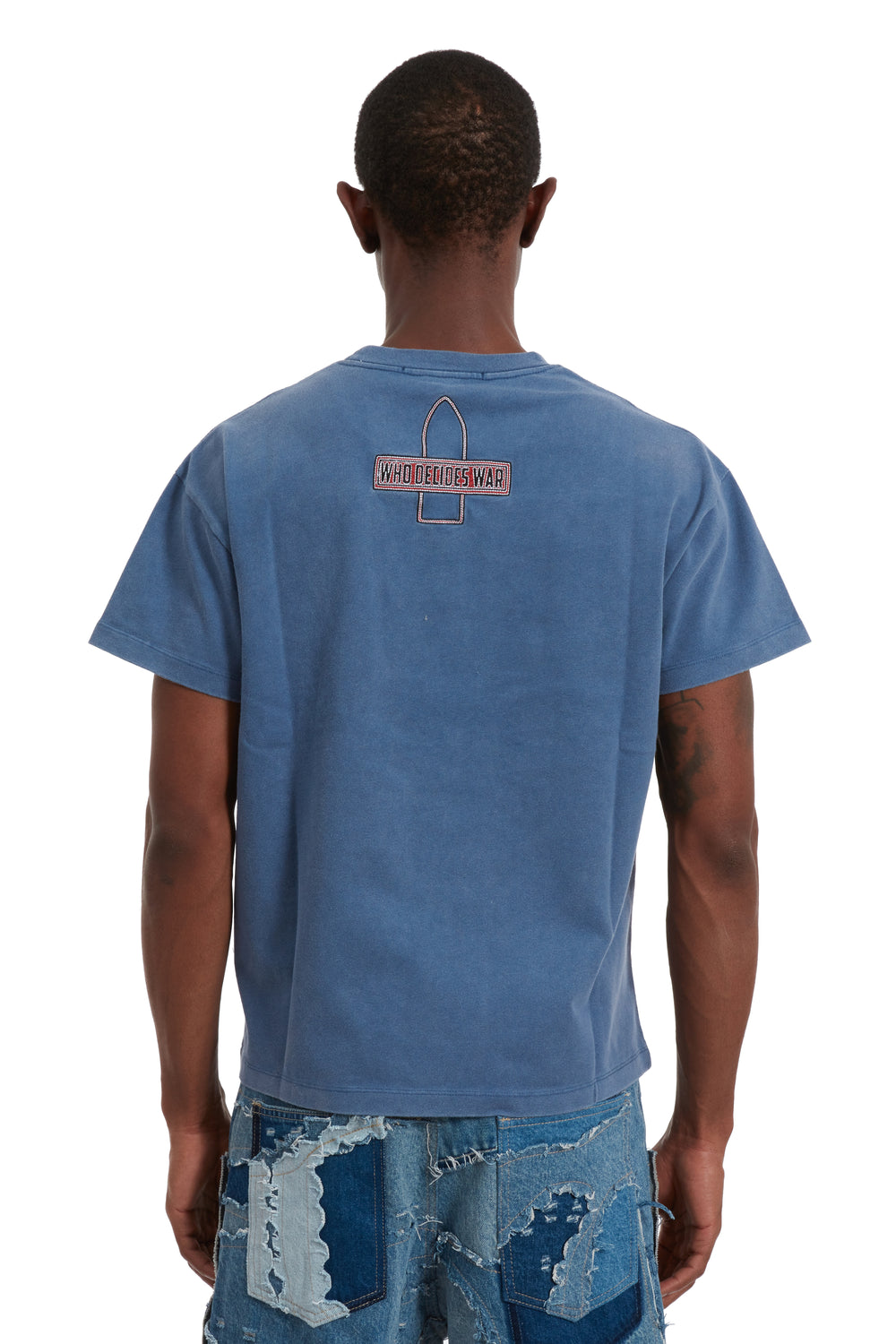 BIKER JERSEY VINTAGE GREY MULTI