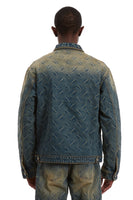 THREAD PLATE TRUCKER DENIM TAN