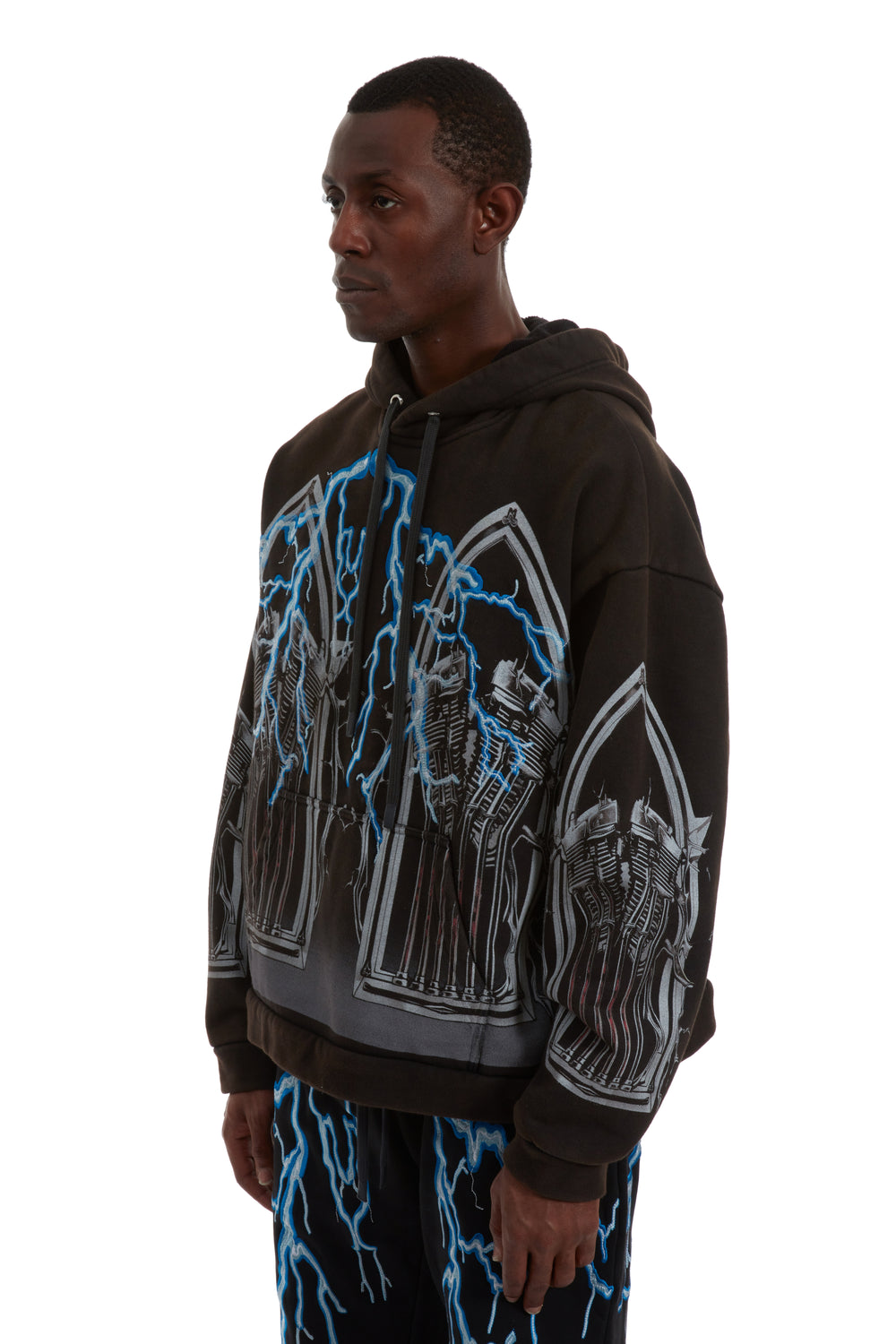 ENGINE HOODED PULLOVER