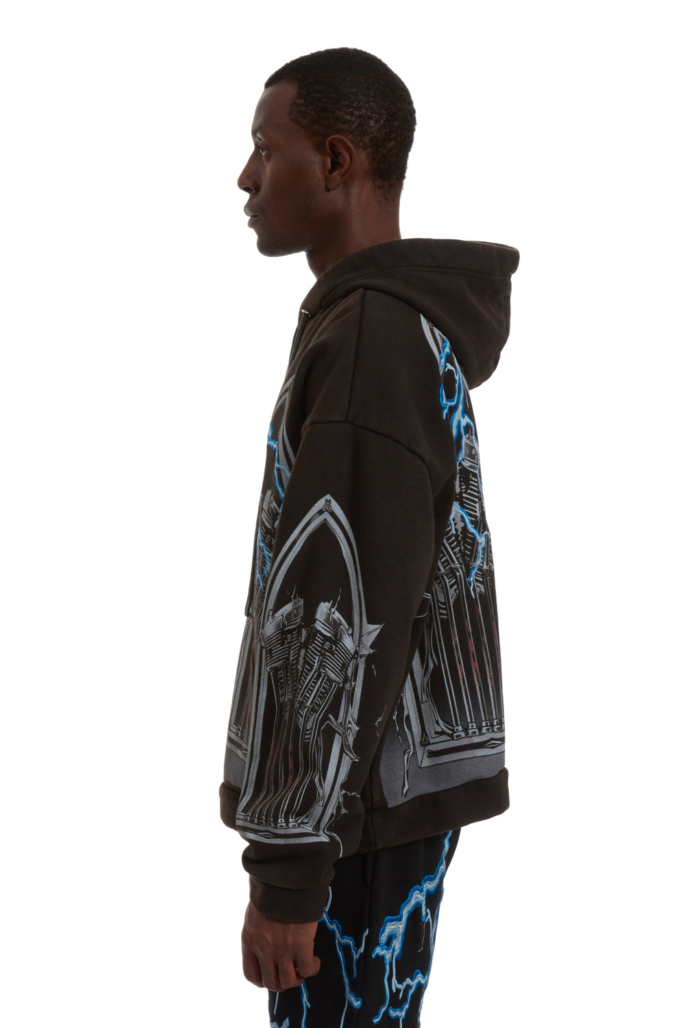 ENGINE HOODED PULLOVER