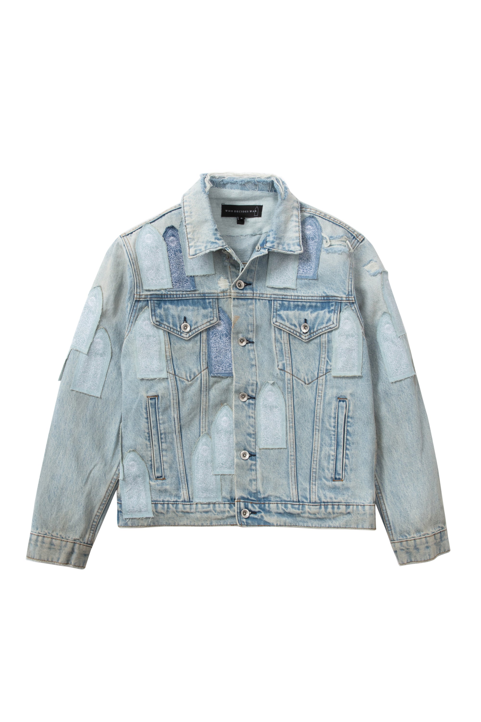 PATCHED ARCH DENIM JACKET