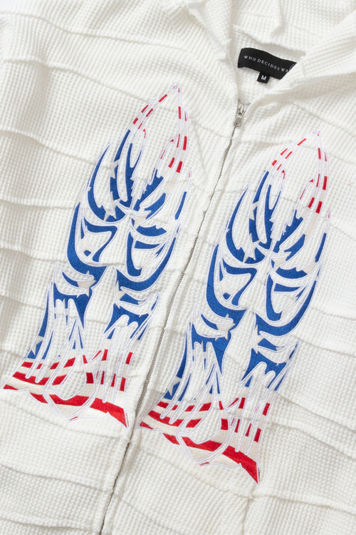 GLORY WINGED WAVELENGTH ZIP UP HOODIE