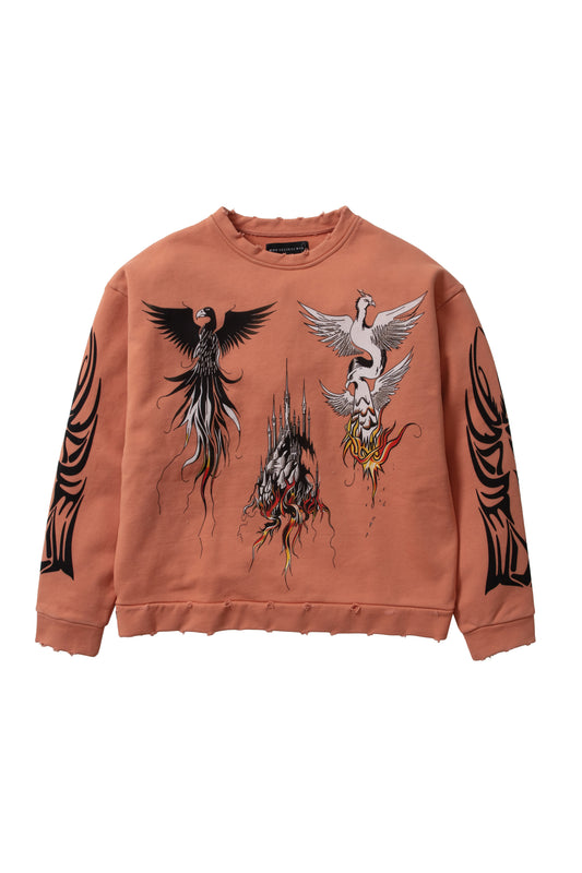 NEFARIOUS WINGED CREWNECK SWEATER