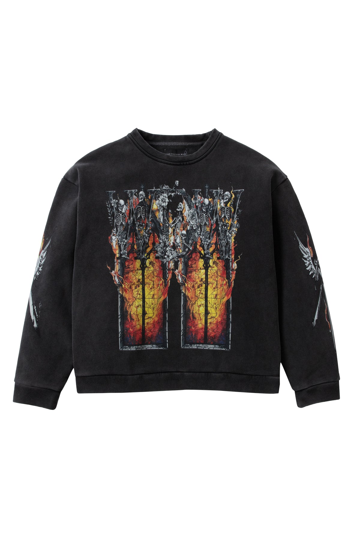 EMBER CHAPEL CREWNECK SWEATER – WHO DECIDES WAR