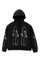 CALLA WINDOW HOODED PULLOVER