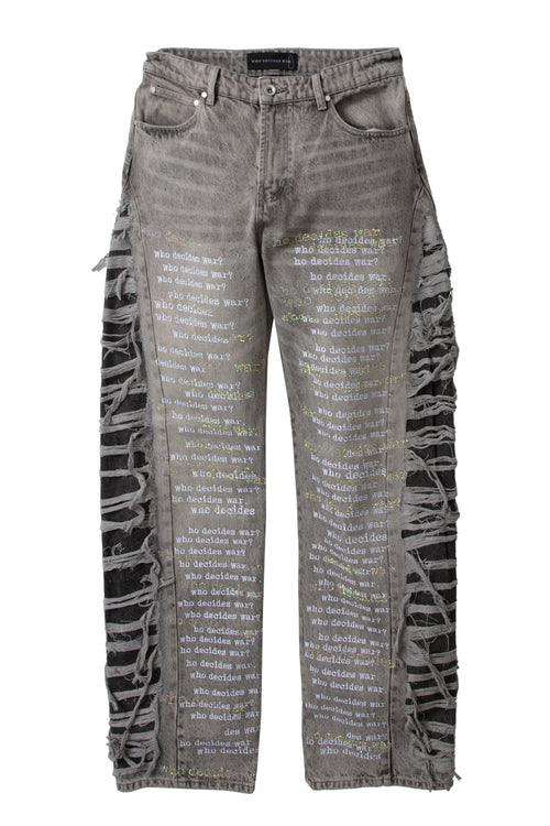 ULTRA FLARE SCRIPTURE DENIM