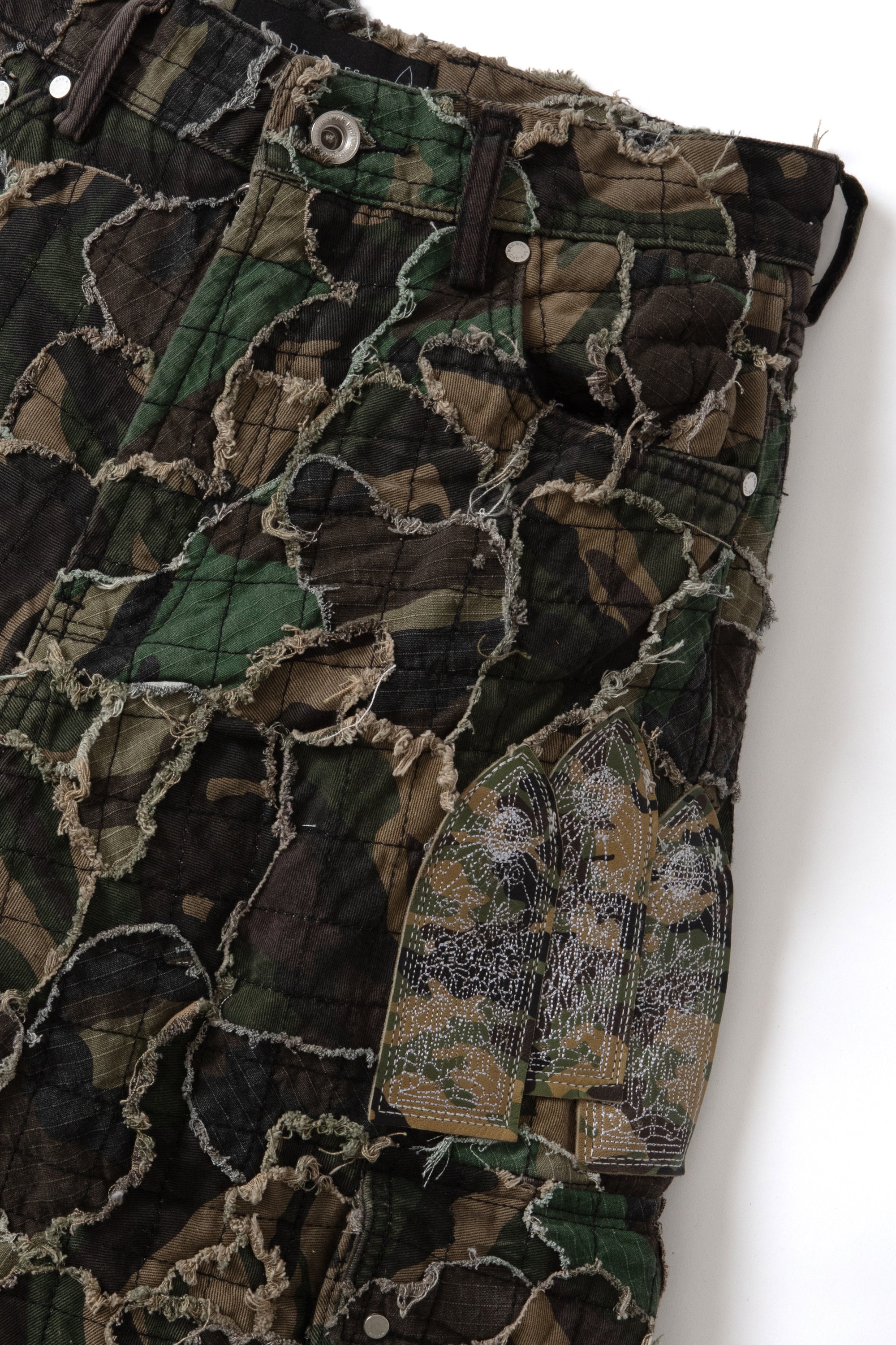 WASHED CAMO CARGO PANT