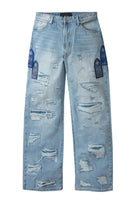 SIDE PATCH RELAXATION DENIM